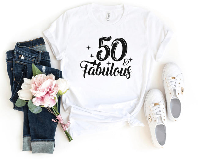 Shirts & Tops-50 & Fabulous T-Shirt-S-White-Jack N Roy