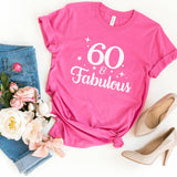 T-Shirt-60 & Fabulous T-Shirt-S-Charity Pink-Jack N Roy