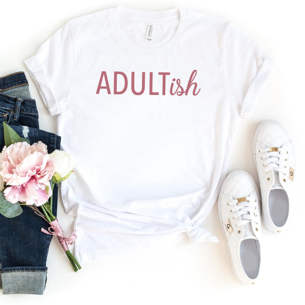T-Shirt-ADULTish T-Shirt-S-White-Jack N Roy
