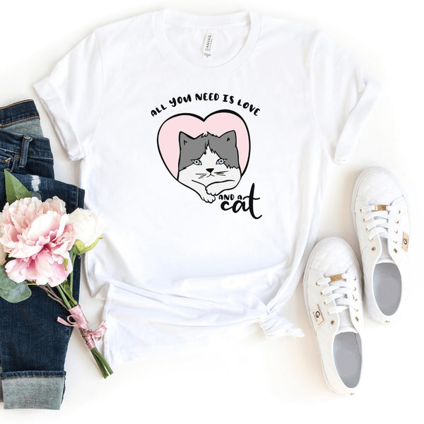 T-Shirt-All You Need T-Shirt-S-White-Jack N Roy