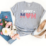 T-Shirt-Army Mom T-Shirt-S-Athletic Heather-Jack N Roy