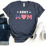 T-Shirt-Army Mom T-Shirt-S-Heather Navy-Jack N Roy