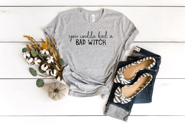 T-Shirt-Bad Witch T-Shirt-S-Athletic Heather-Jack N Roy
