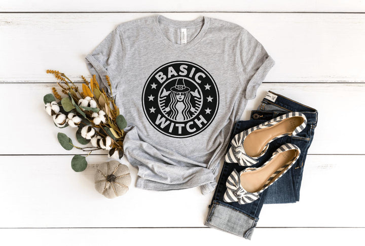 Shirts & Tops-Basic Witch T-Shirt-S-Athletic Heather-Jack N Roy
