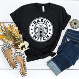 T-Shirt-Basic Witch T-Shirt-S-Black-Jack N Roy