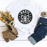 T-Shirt-Basic Witch T-Shirt-S-White-Jack N Roy