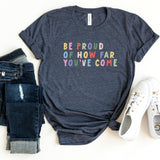 T-Shirt-Be Proud T-Shirt-S-Heather Navy-Jack N Roy