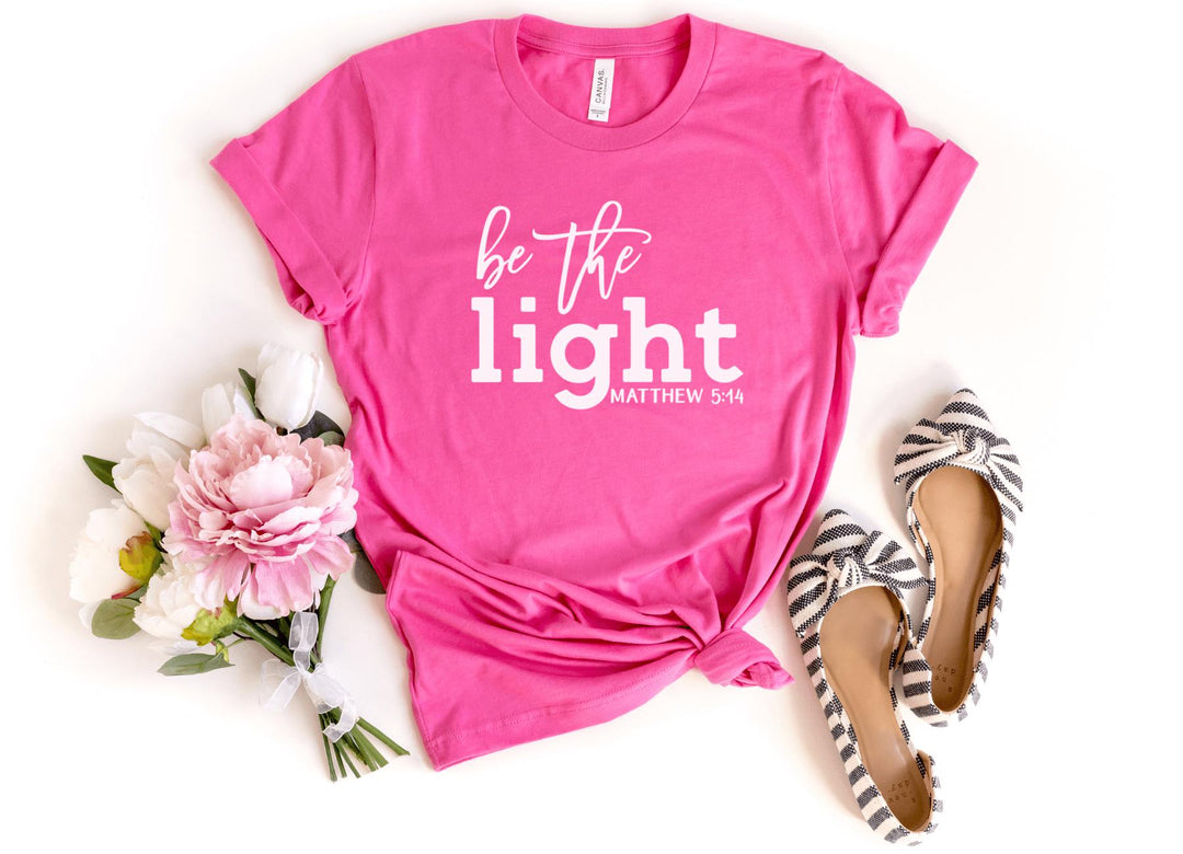 Shirts & Tops-Be The Light T-Shirt-S-Charity Pink-Jack N Roy