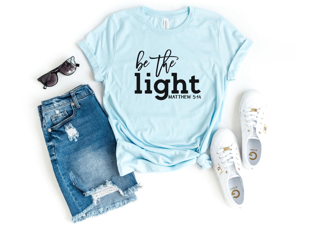Shirts & Tops-Be The Light T-Shirt-S-Heather Ice Blue-Jack N Roy