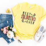 T-Shirt-Best Auntie Ever (Paisley Design) T-Shirt-S-Yellow-Jack N Roy