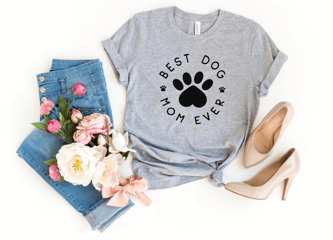 Shirts & Tops-Best Dog Mom Ever T-Shirt-S-Athletic Heather-Jack N Roy