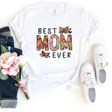 T-Shirt-Best Mom Ever (Paisley Design) T-Shirt-S-White-Jack N Roy