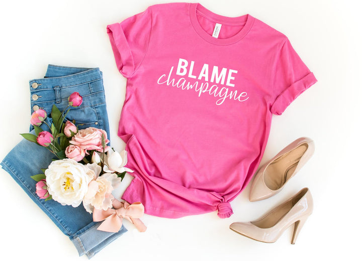 Shirts & Tops-Blame Champagne T-Shirt-S-Charity Pink-Jack N Roy
