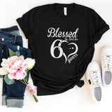 T-Shirt-Blessed For 60 Years T-Shirt-S-Black-Jack N Roy
