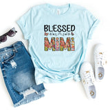 T-Shirt-Blessed Mimi (Paisley Design) T-Shirt-S-Heather Ice Blue-Jack N Roy
