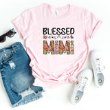 T-Shirt-Blessed Mimi (Paisley Design) T-Shirt-S-Pink-Jack N Roy