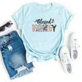 T-Shirt-Blessed Nanny (Paisley Design) T-Shirt-S-Heather Ice Blue-Jack N Roy