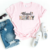 T-Shirt-Blessed Nanny (Paisley Design) T-Shirt-S-Pink-Jack N Roy