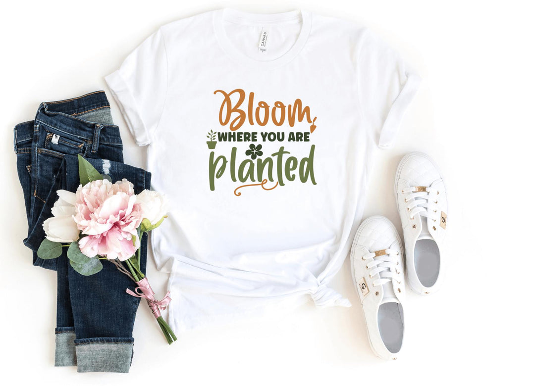 Shirts & Tops-Bloom Where You're Planted T-Shirt-S-White-Jack N Roy