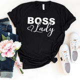 T-Shirt-Boss Lady T-Shirt-S-Black-Jack N Roy