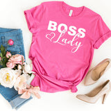 T-Shirt-Boss Lady T-Shirt-S-Charity Pink-Jack N Roy