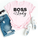T-Shirt-Boss Lady T-Shirt-S-Pink-Jack N Roy