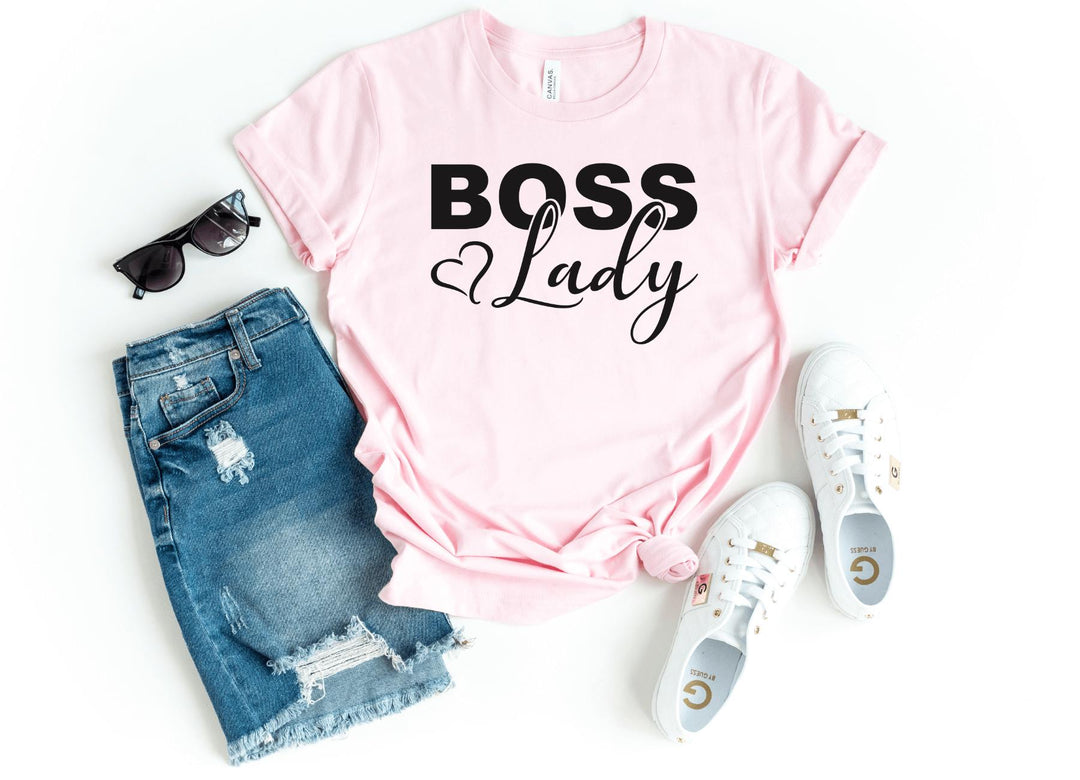 Shirts & Tops-Boss Lady T-Shirt-S-Pink-Jack N Roy