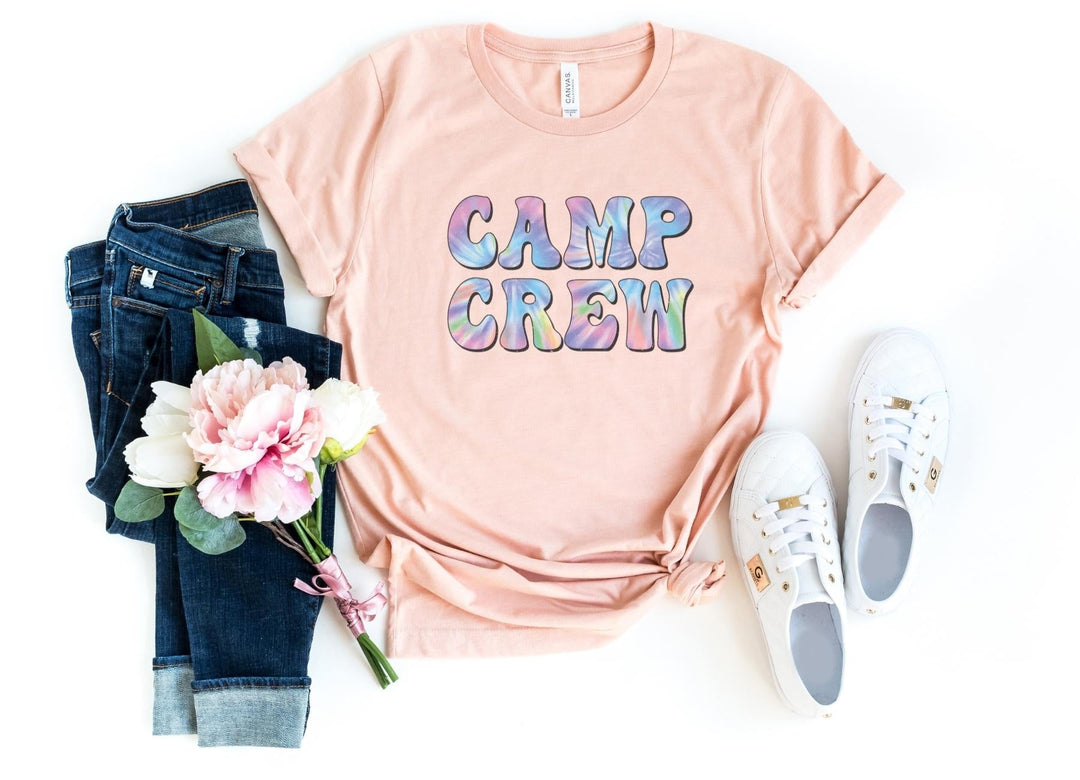 Shirts & Tops-Camp Crew T-Shirt-S-Heather Peach-Jack N Roy