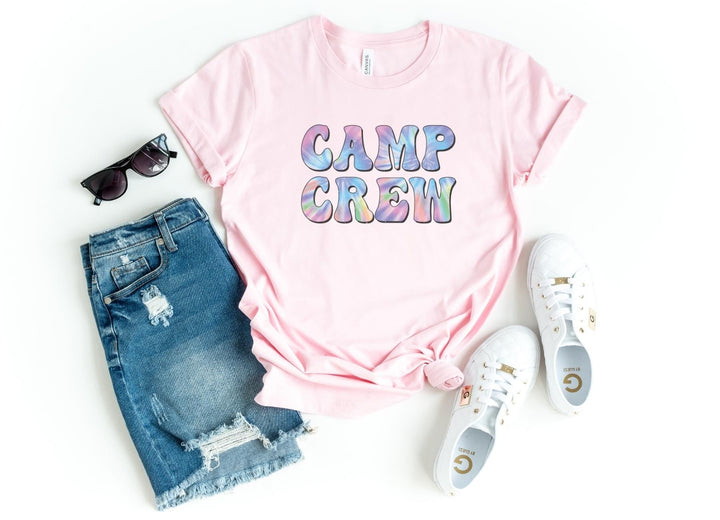 Shirts & Tops-Camp Crew T-Shirt-S-Pink-Jack N Roy