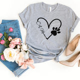 T-Shirt-Cat Mama T-Shirt-S-Athletic Heather-Jack N Roy
