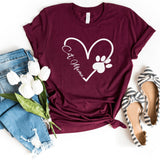 T-Shirt-Cat Mama T-Shirt-S-Maroon-Jack N Roy
