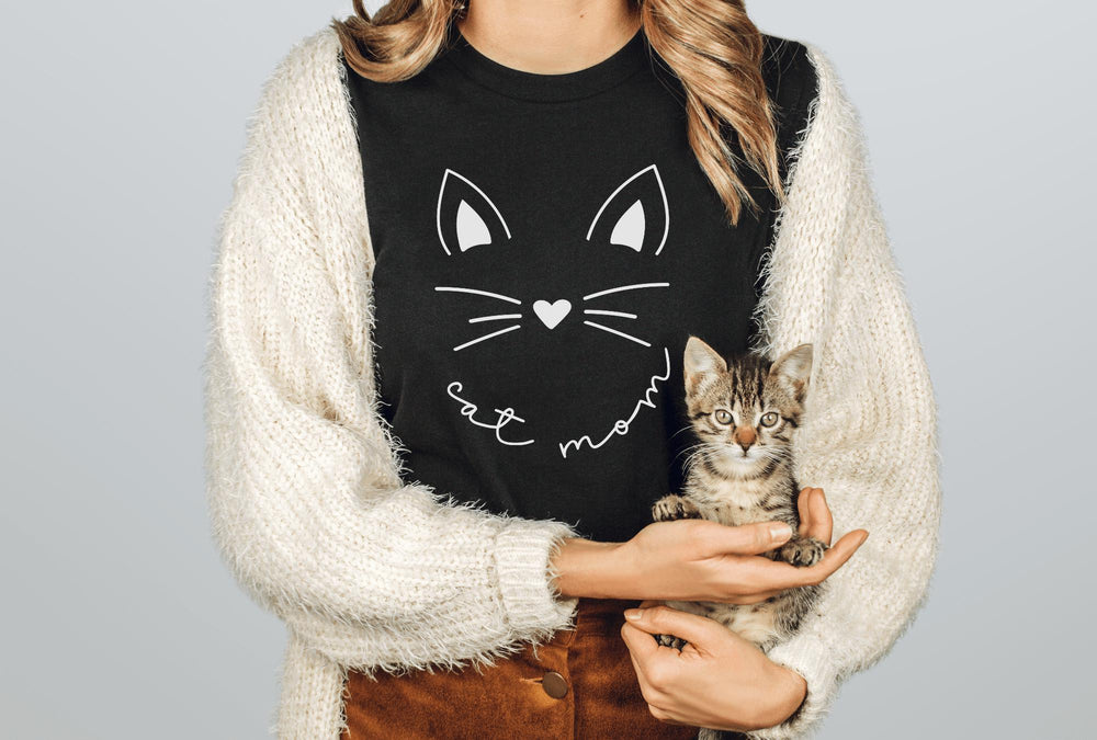 Shirts & Tops-Cat Mom T-Shirt-Jack N Roy