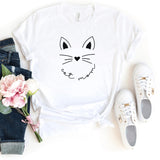 T-Shirt-Cat Mom T-Shirt-S-White-Jack N Roy