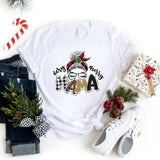 T-Shirt-Christmas Mama T-Shirt-S-White-Jack N Roy