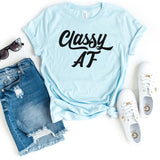 T-Shirt-Classy AF T-Shirt-S-Heather Ice Blue-Jack N Roy