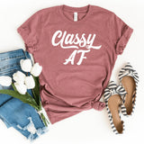 T-Shirt-Classy AF T-Shirt-S-Heather Mauve-Jack N Roy