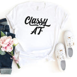 T-Shirt-Classy AF T-Shirt-S-White-Jack N Roy