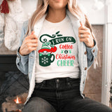 T-Shirt-Coffee & Christmas Cheer T-Shirt-Jack N Roy