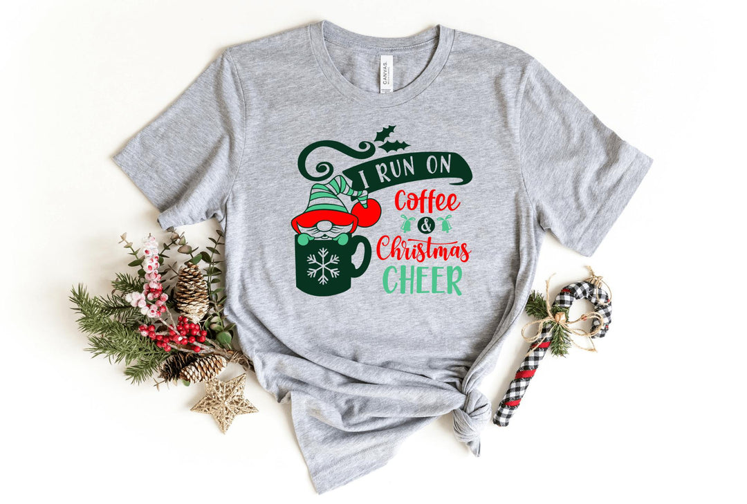 Shirts & Tops-Coffee & Christmas Cheer T-Shirt-S-Athletic Heather-Jack N Roy