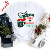 T-Shirt-Coffee & Christmas Cheer T-Shirt-S-White-Jack N Roy