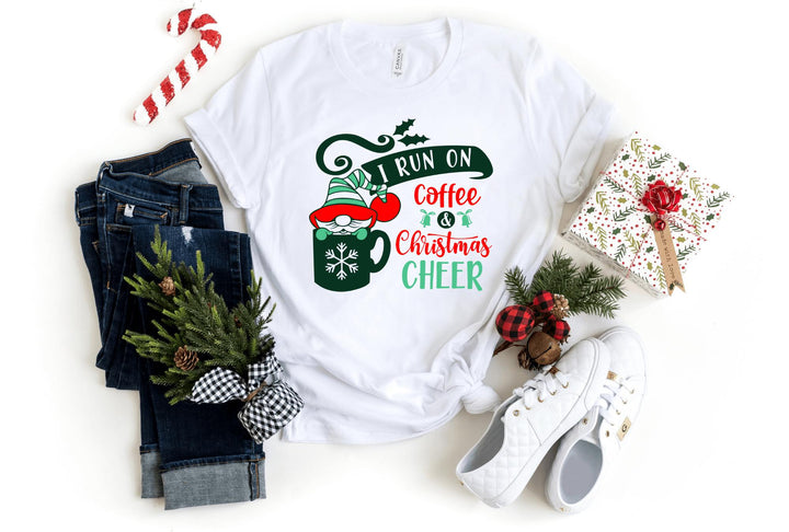 Shirts & Tops-Coffee & Christmas Cheer T-Shirt-S-White-Jack N Roy