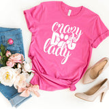 T-Shirt-Crazy Dog Lady T-Shirt-S-Charity Pink-Jack N Roy