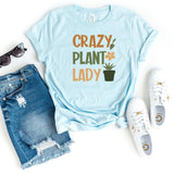 T-Shirt-Crazy Plant Lady T-Shirt-S-Heather Ice Blue-Jack N Roy
