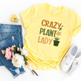 T-Shirt-Crazy Plant Lady T-Shirt-S-Yellow-Jack N Roy