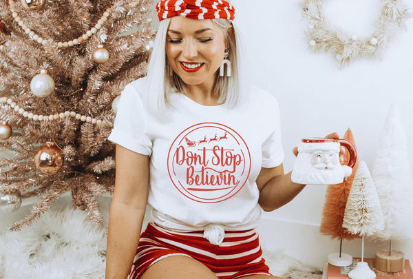T-Shirt-Don't Stop Believin' T-Shirt-Jack N Roy