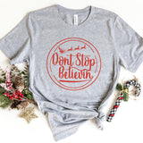 T-Shirt-Don't Stop Believin' T-Shirt-S-Athletic Heather-Jack N Roy