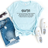 T-Shirt-Definition of Nurse T-Shirt-S-Heather Ice Blue-Jack N Roy