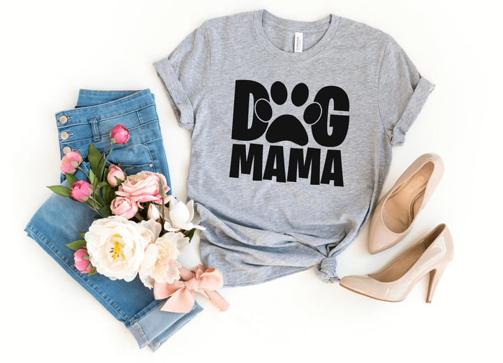 Shirts & Tops-Dog Mama T-Shirt-S-Athletic Heather-Jack N Roy
