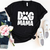 T-Shirt-Dog Mama T-Shirt-S-Black-Jack N Roy