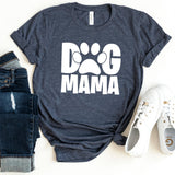 T-Shirt-Dog Mama T-Shirt-S-Heather Navy-Jack N Roy